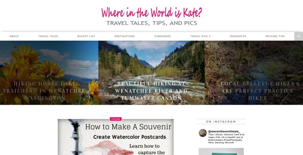 WWK Front Page Top, female travel